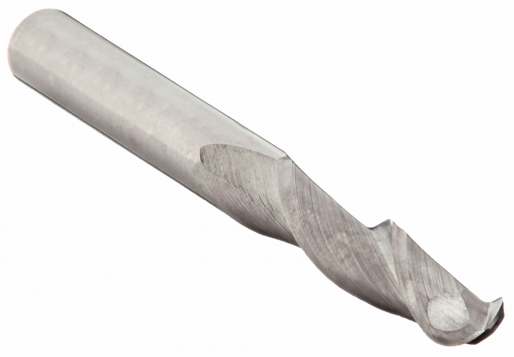 Ball End Mill: Carbide, 2 Flute, 1/4" Mill Dia, 1-1/2" LOC, 4" OAL, List CEM-SE-2B