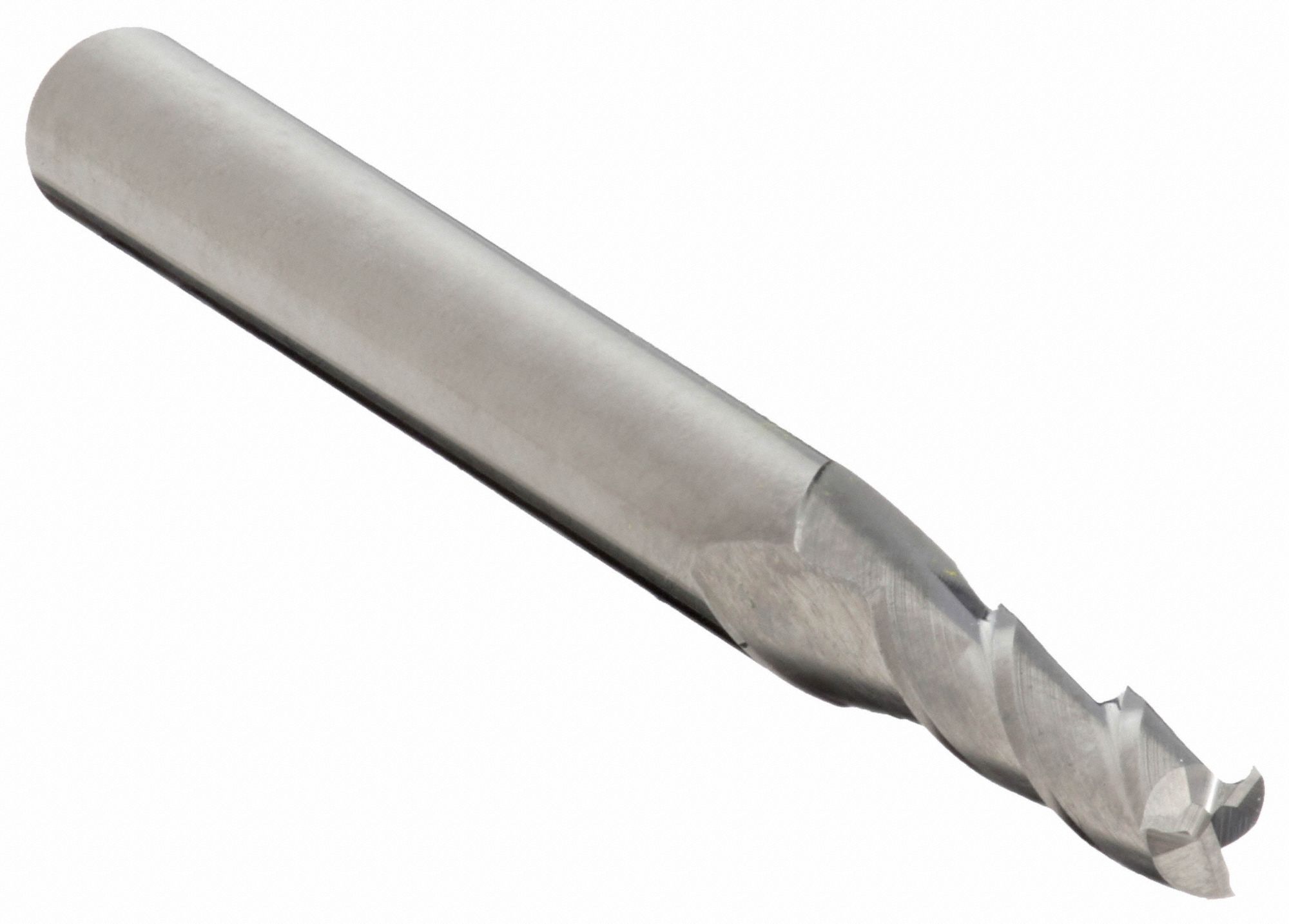 SQUARE END MILL, CARBIDE, BRIGHT/UNCOATED FINISH, SINGLE END, 7/64 IN MILLING DIA