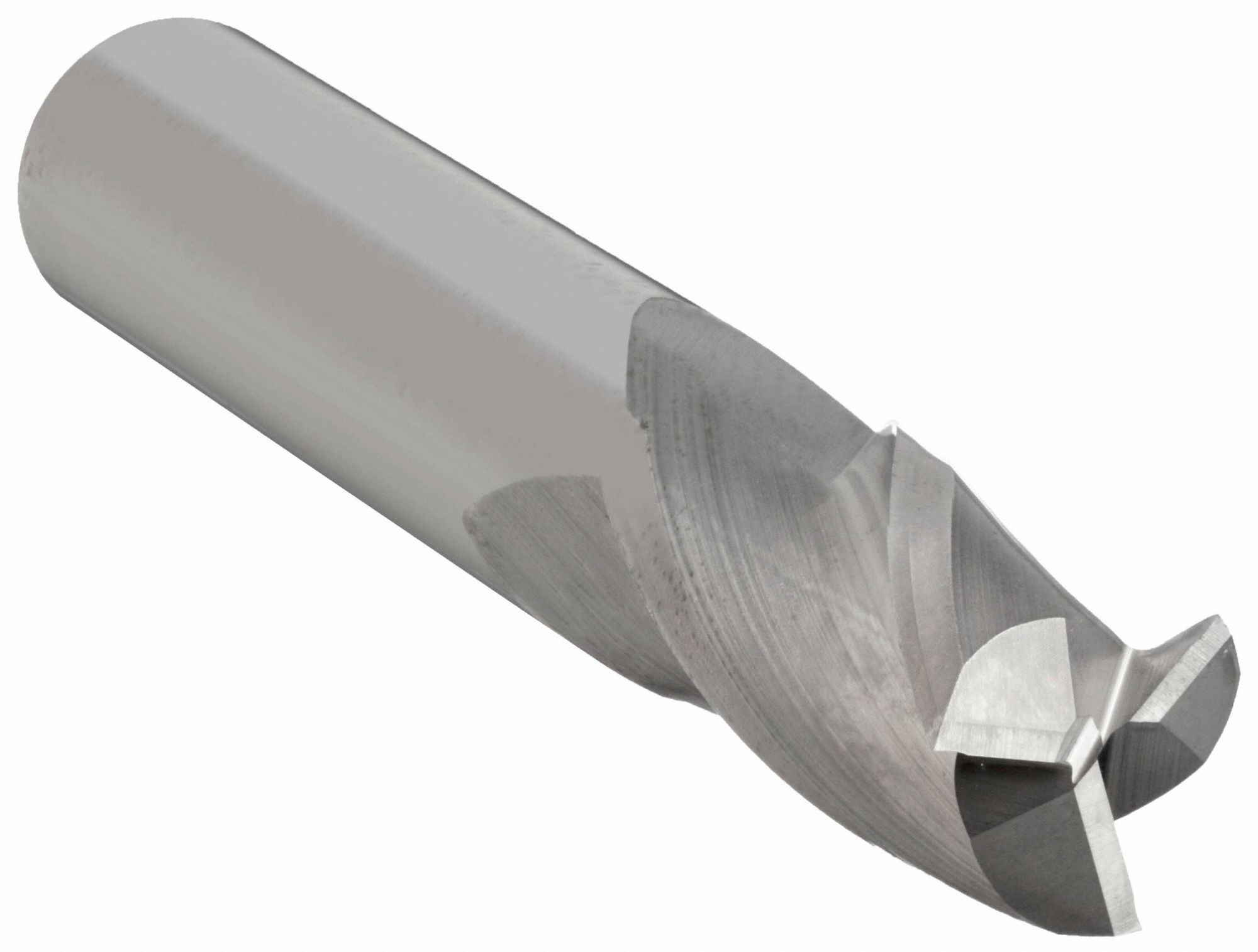 Square End Mill: Carbide, 3 Flute, 1" Mill Dia, 1-1/2" LOC, 4" OAL