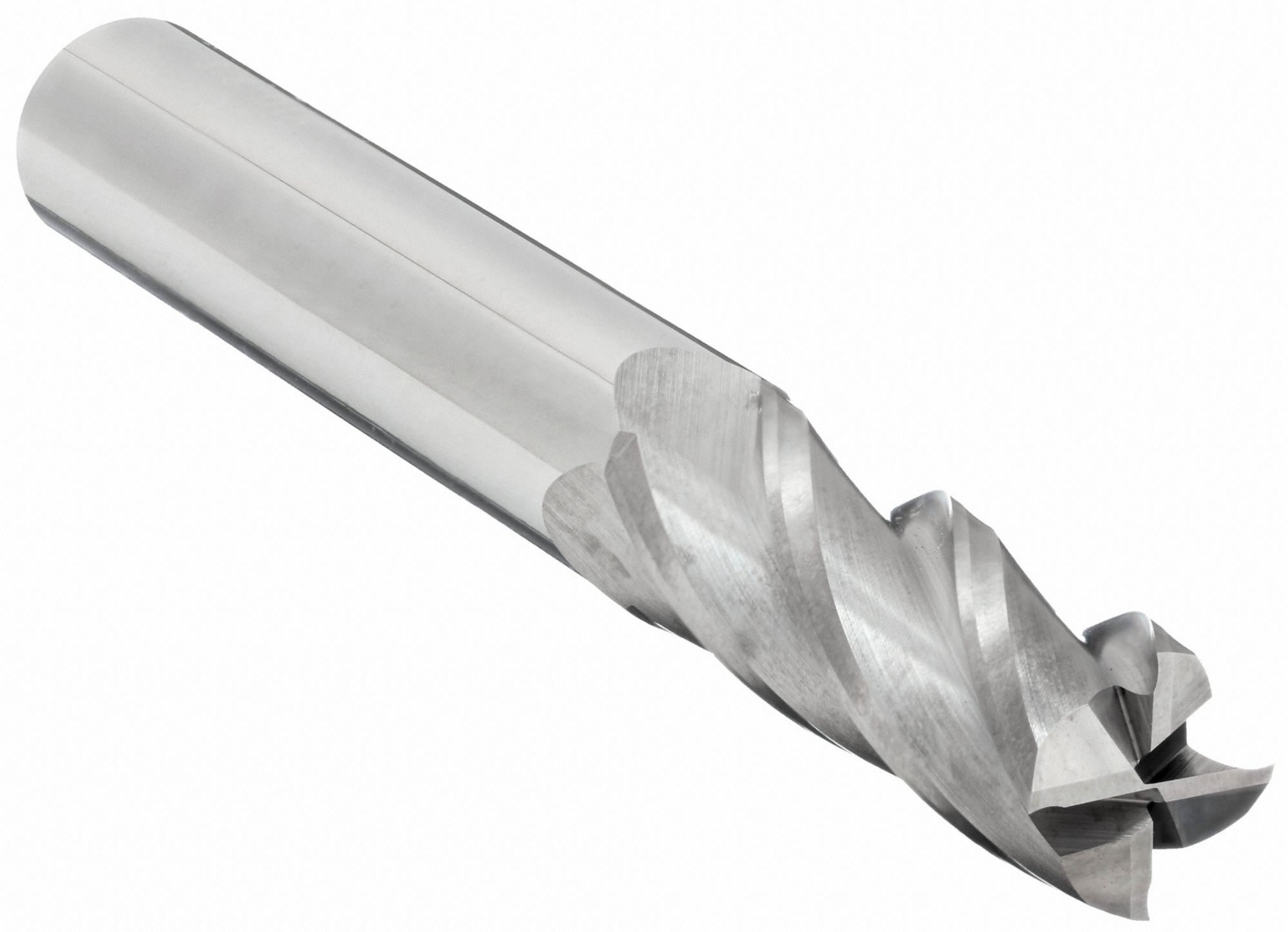 SQUARE END MILL, CENTRE CUTTING, 4 FLUTES, 29/64 IN MILLING DIAMETER, 1 IN CUT, BRIGHT