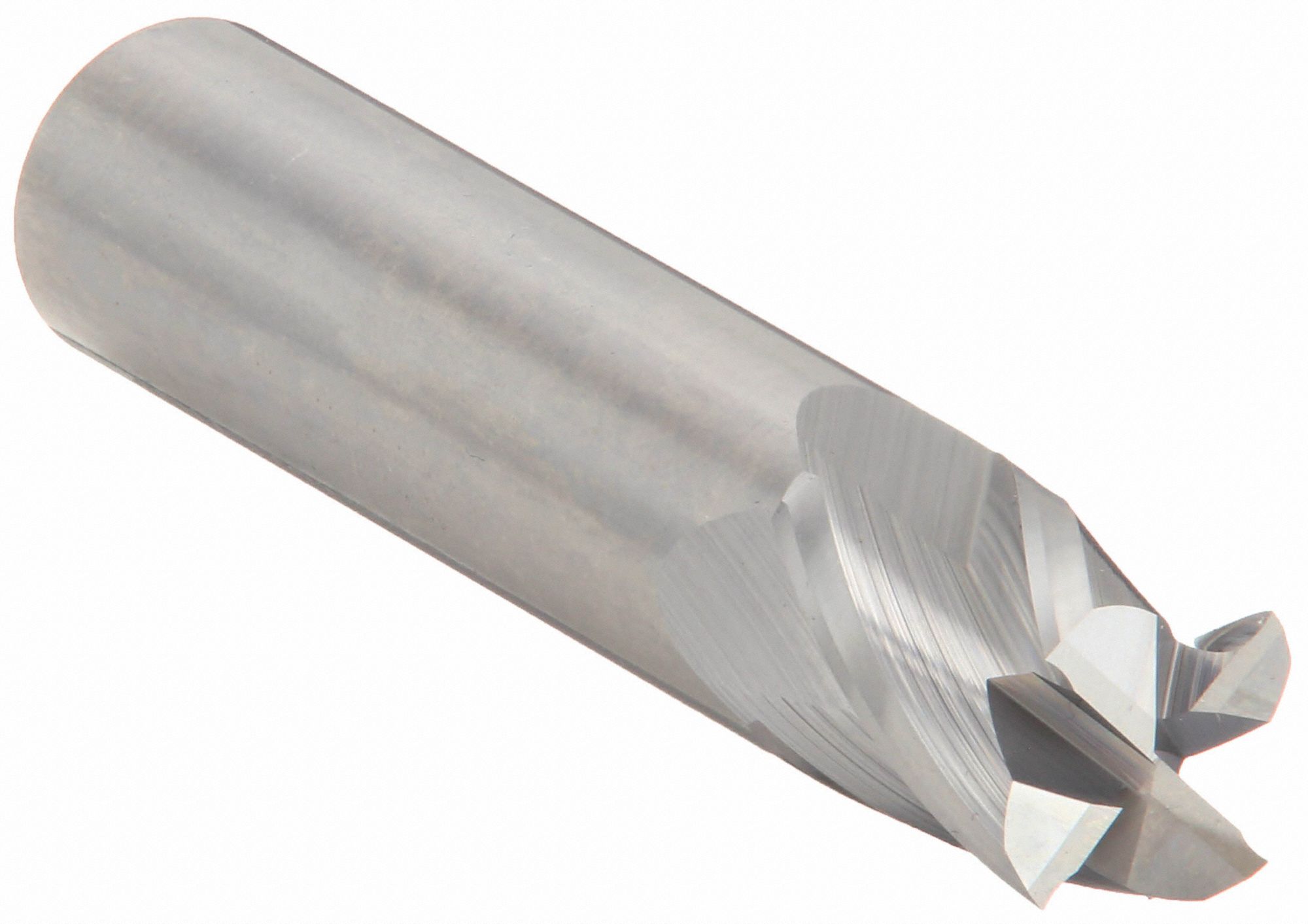 Square End Mill: Carbide, 4 Flute, 1/2" Mill Dia, 5/8" LOC, 2-1/2" OAL