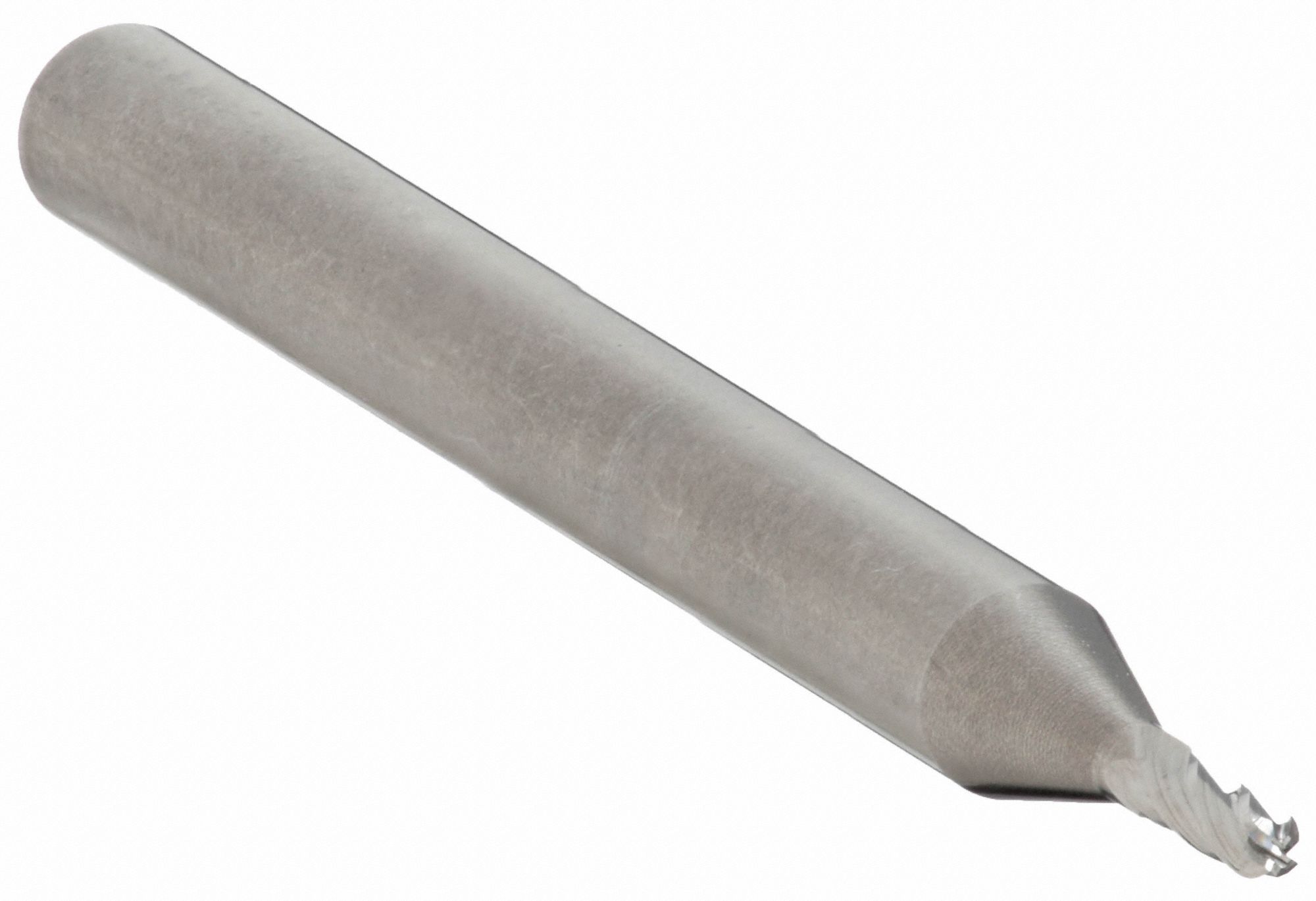 Ball End Mill: Carbide, 4 Flute, 1/16" Mill Dia, 1/4" LOC, 1-1/2" OAL, List CEM-SE-4B