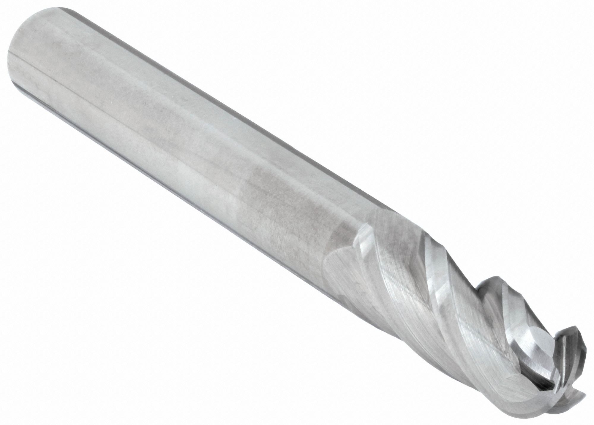 Ball End Mill, Single End, 11/64", Carbide