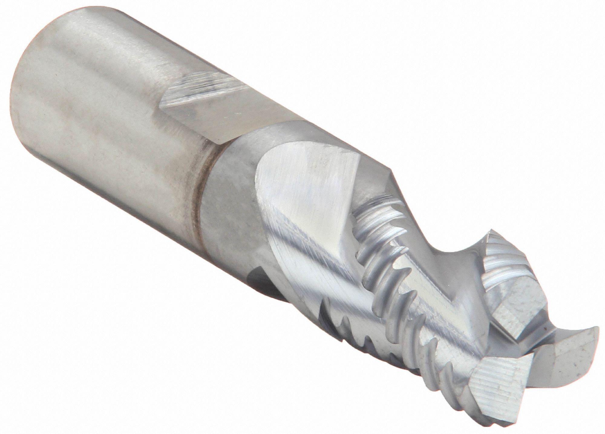 CLEVELAND, Center Cutting, 3 Flutes, Square End Mill - 33GC81|C70459 ...