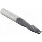 BALL END MILL, 2 FLUTES, 7/16 IN MILLING DIAMETER, 3 IN CUT, 6 IN L, INDIVIDUAL