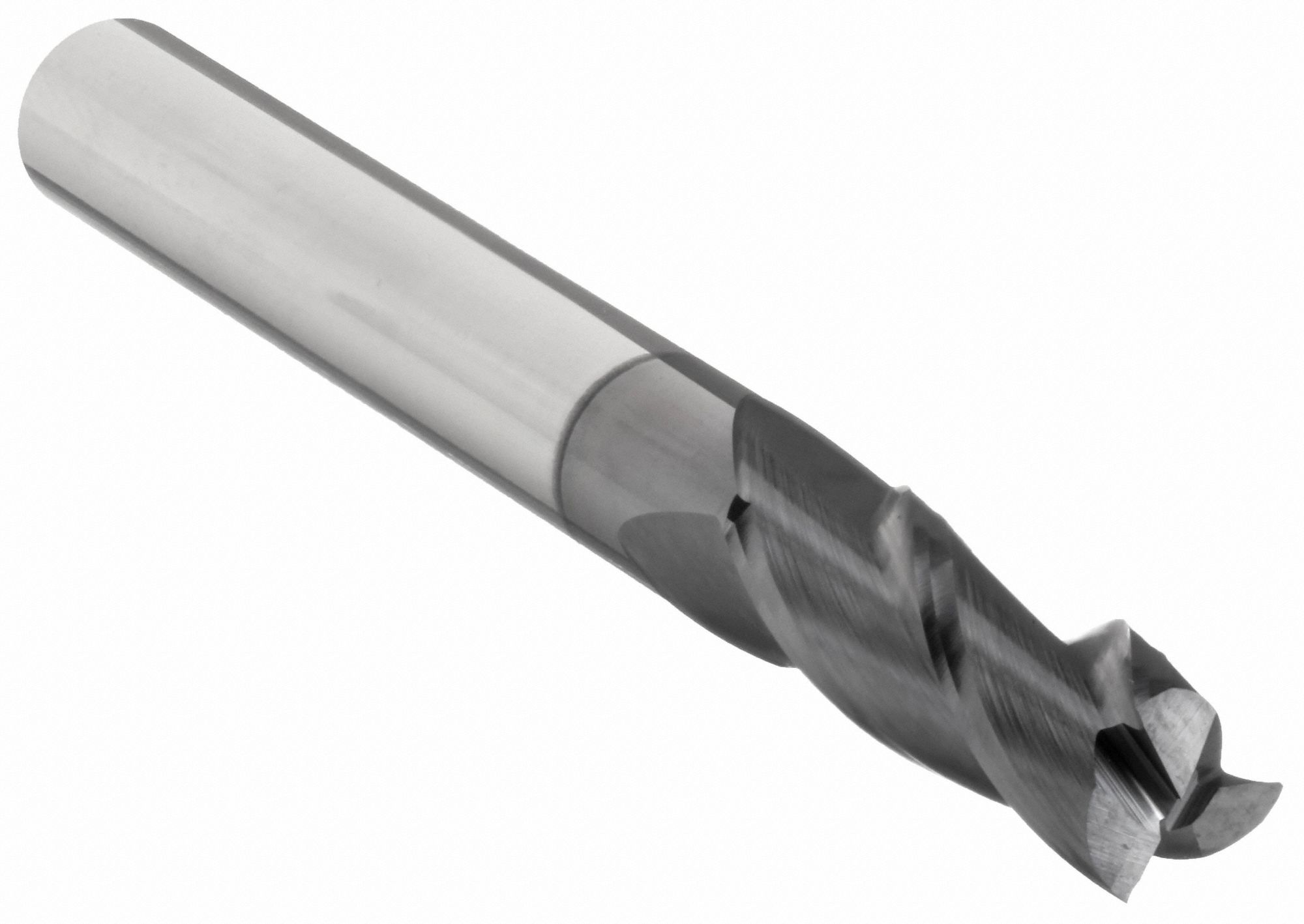 Sq. End Mill, Single End, Carb, 25/64"