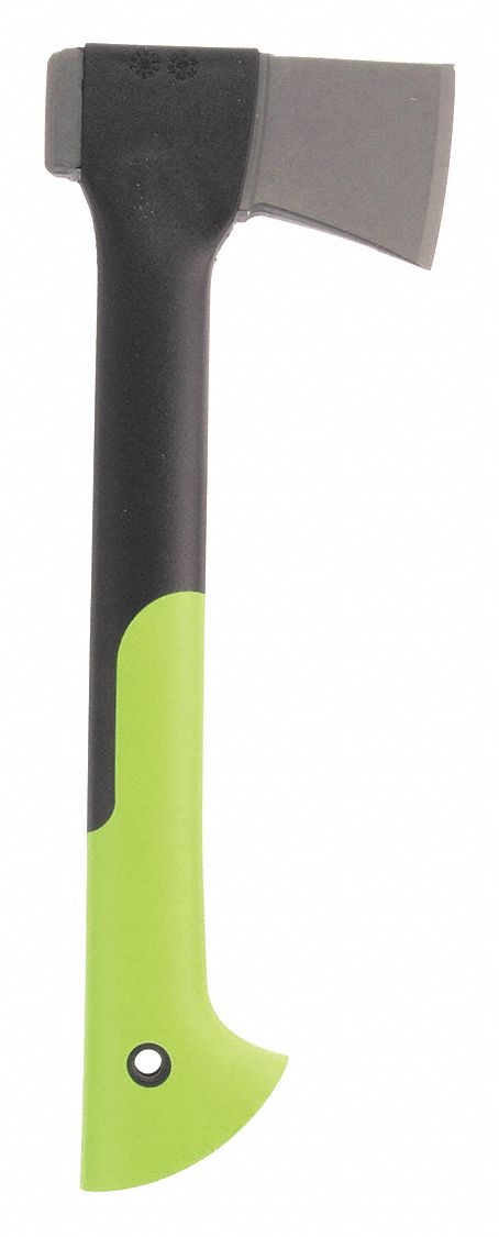 HATCHET, 14 IN OVERALL L, 2¾ IN CUTTING EDGE L, 1 LB HEAD WT, STEEL, PLASTIC