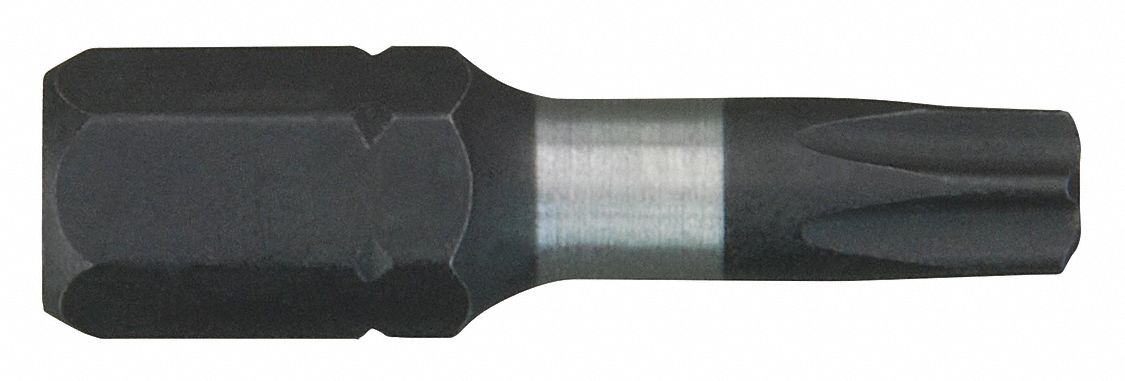 INSERT BIT,1/4",TORX,T25,1",PK25