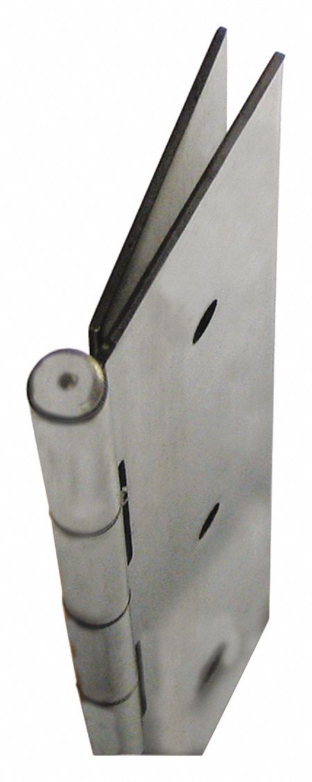 Piano Hinge: Steel, 83 1/8 in Leaf Ht, 2 3/16 in Leaf Wd