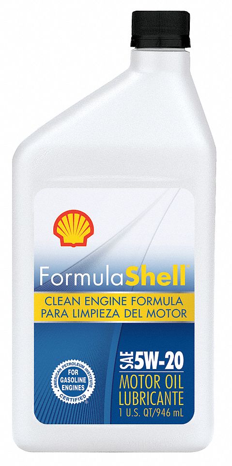 Engine Oil: 1 qt Size, Bottle, 5W-20, Amber/Brown, Conventional
