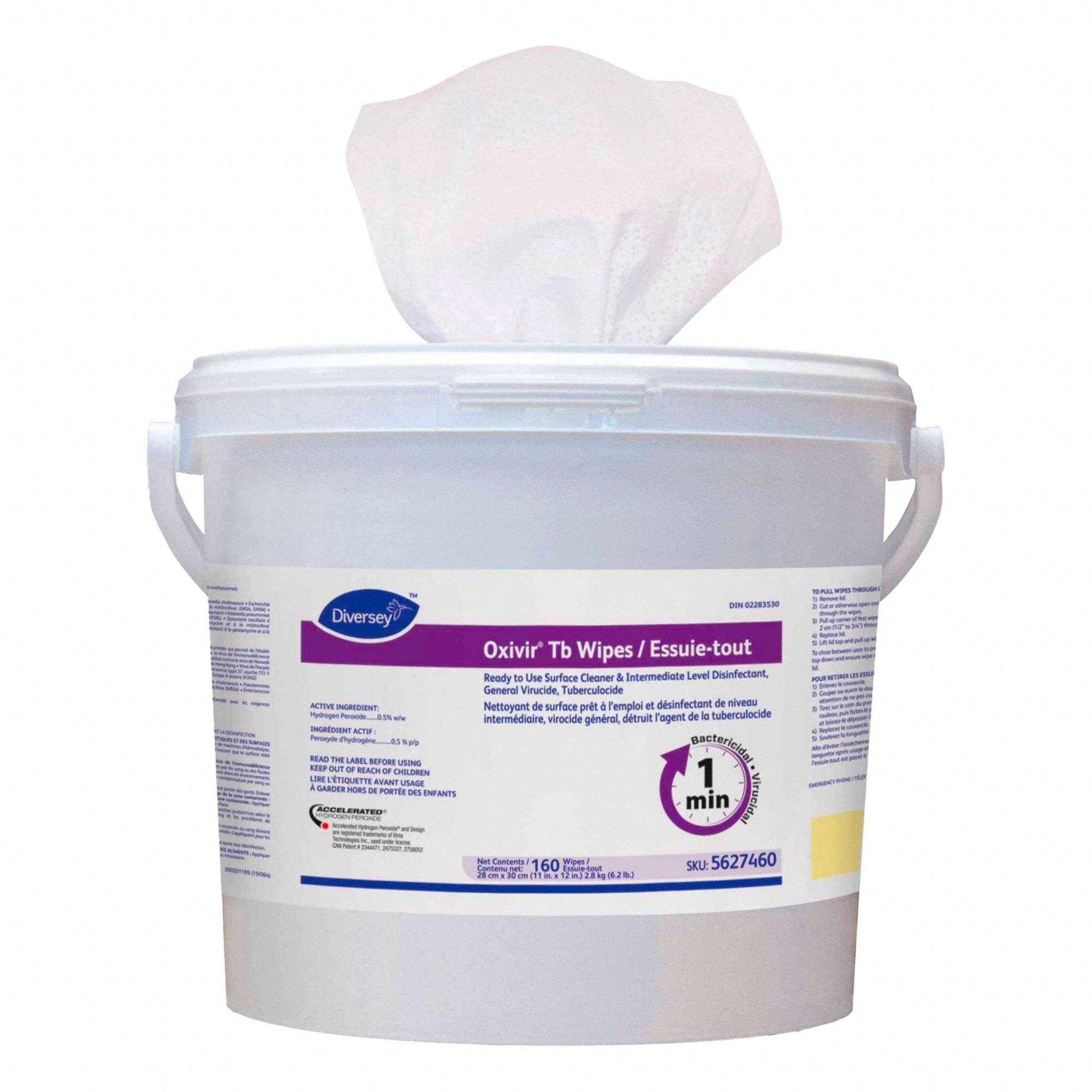 DISINFECTANT WIPES 160CT,11 X 12
