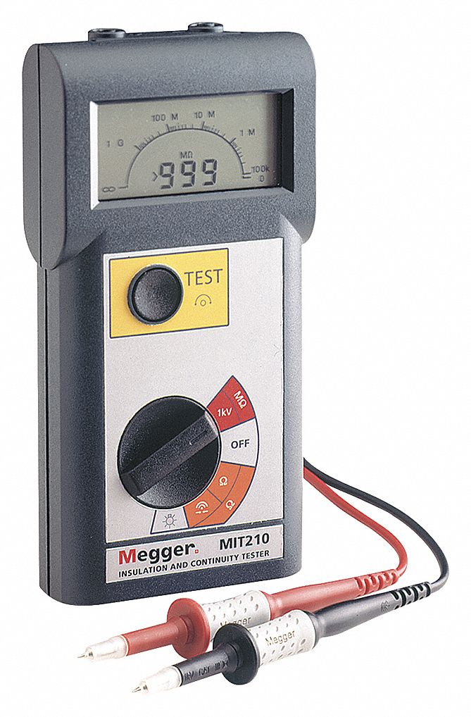 MEGOHMMETER BATTERY OP 1000VDC