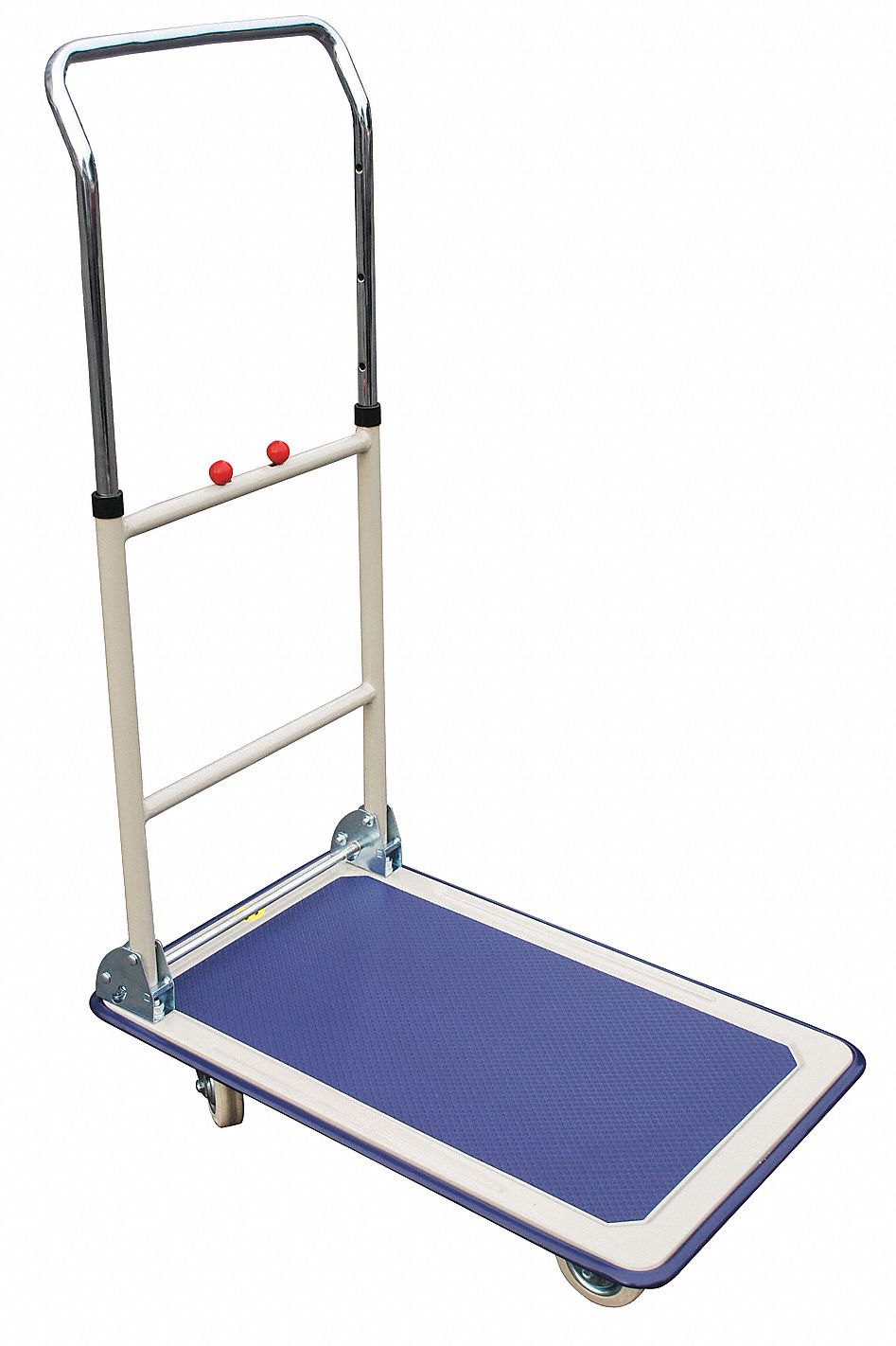 STEEL-DECK PLATFORM TRUCK, 440 LB LOAD CAPACITY, 29⅜ IN X 19 IN X 5⅝ IN, SOLID