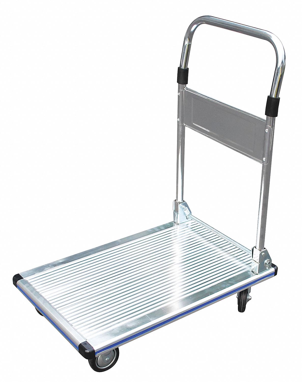ALUMINUM-DECK PLATFORM TRUCK, 550 LB LOAD CAPACITY, 35½ IN X 24 IN X 7¾ IN