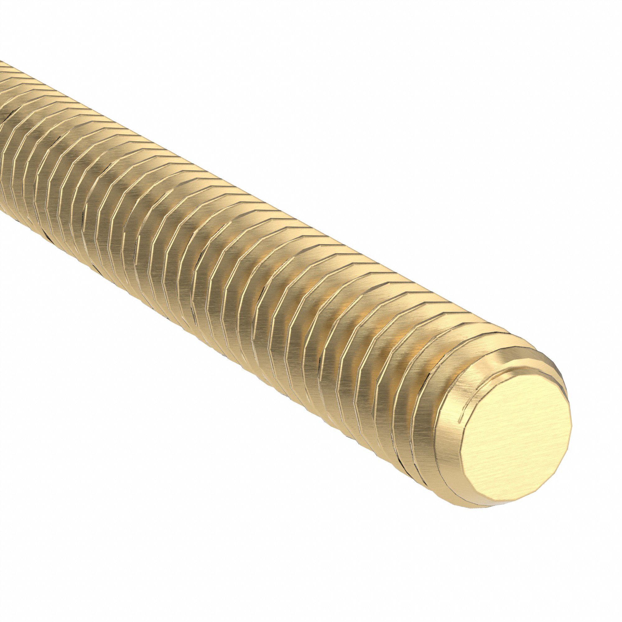 Continuous Thread Stud Brass