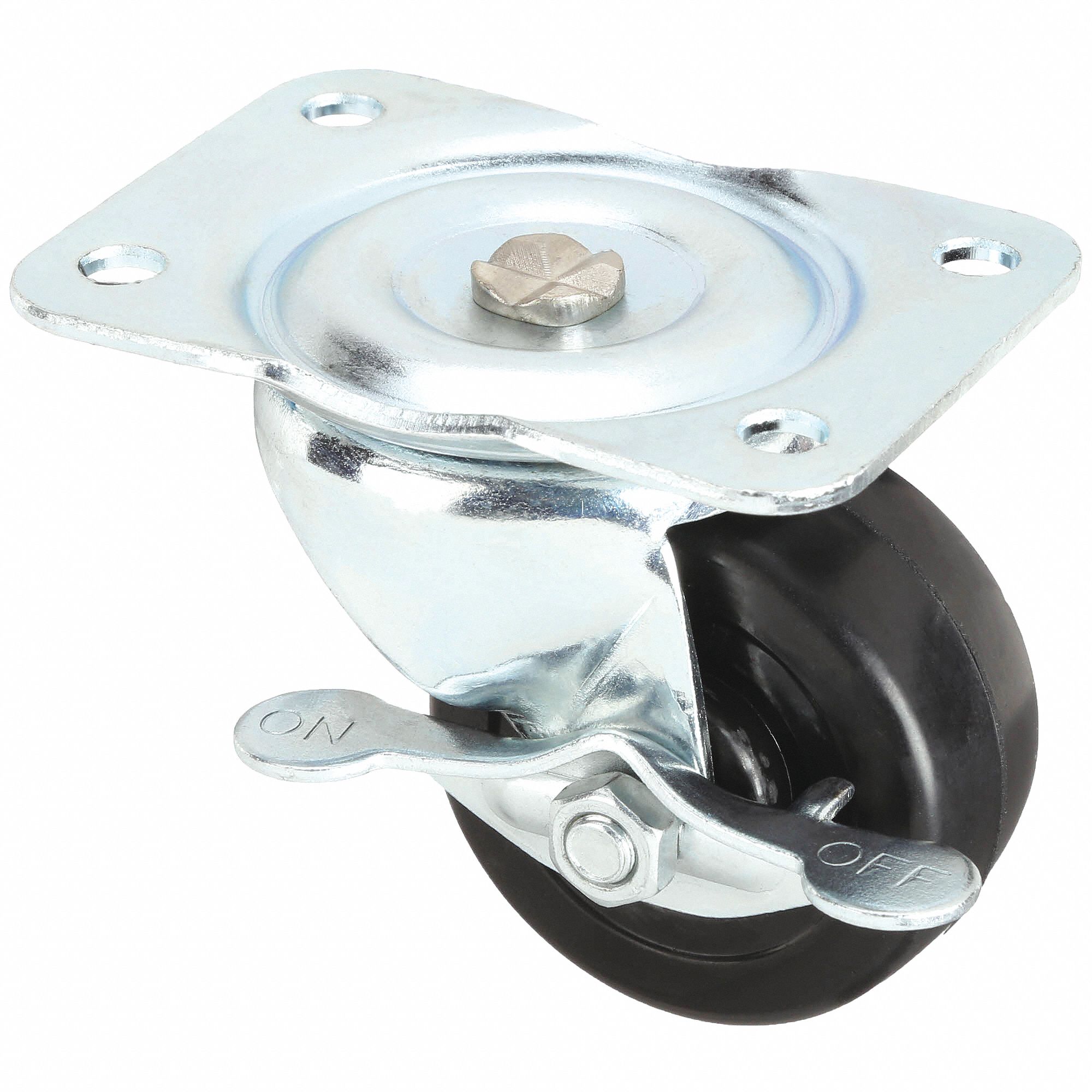 COLSON, 2 1/2 in Wheel Dia., 100 lb, Plate Caster - 33H633|01RR02X41SB ...