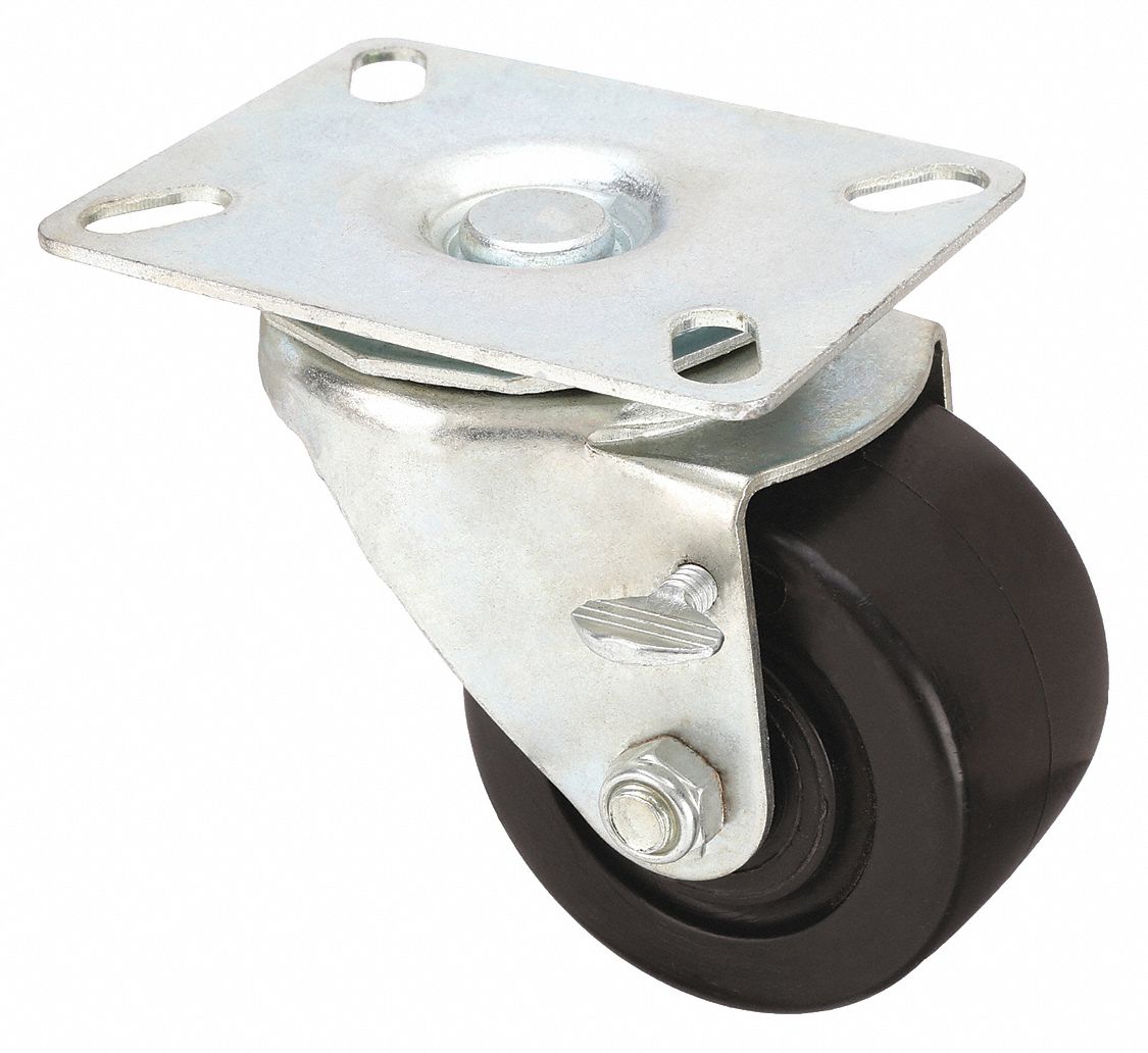 COLSON, 3 in Wheel Dia., 350 lb, Plate Caster 33H70520IB03241S002