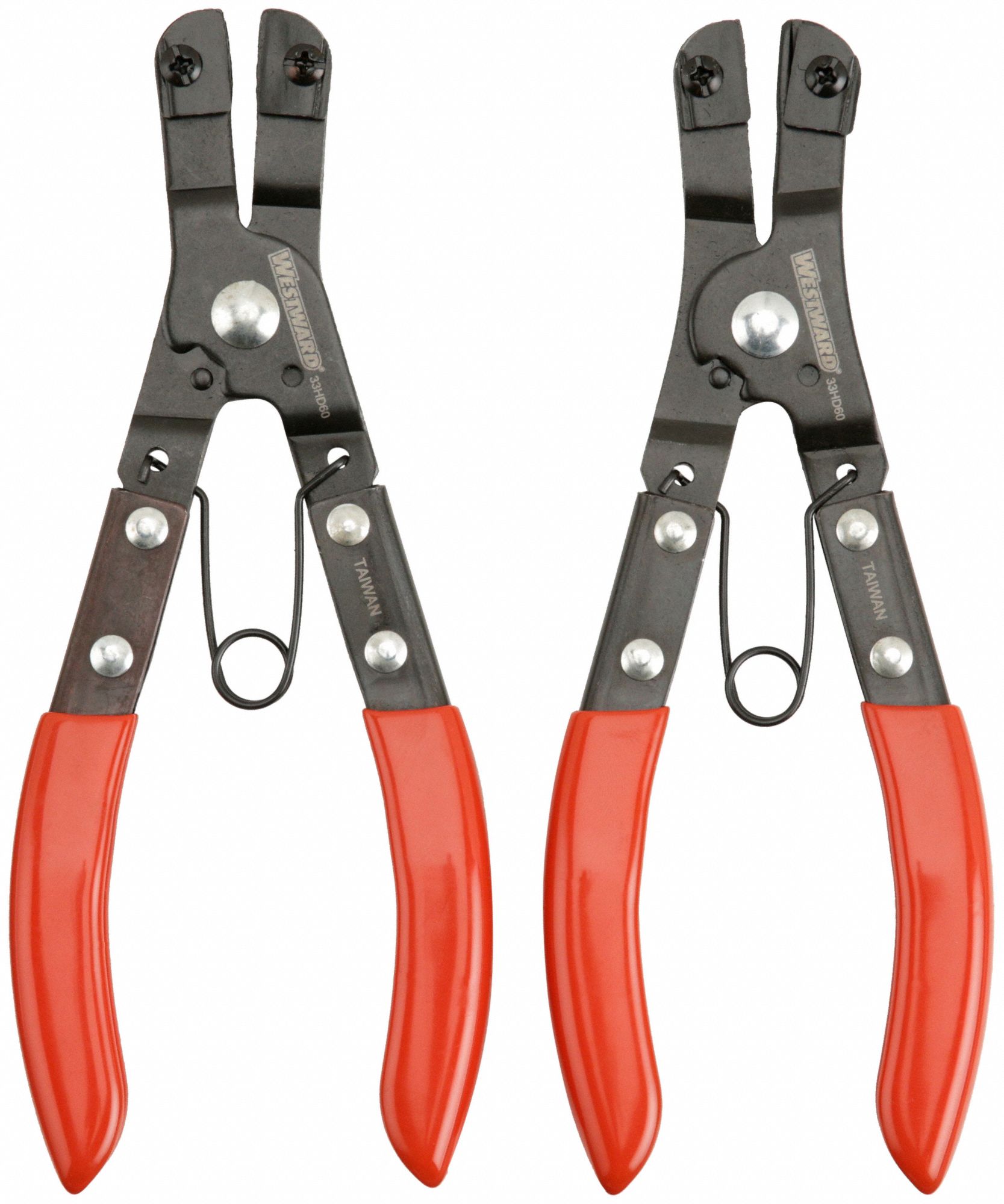 RETAINING RING PLIER SET, EXTERNAL/INTERNAL, FOR 1 13/16 IN TO 4 13/16 IN⅜ IN TO 1¾ IN BORE DIA