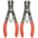 RETAINING RING PLIER SET, EXTERNAL/INTERNAL, FOR 1 13/16 IN TO 4 13/16 IN⅜ IN TO 1¾ IN BORE DIA