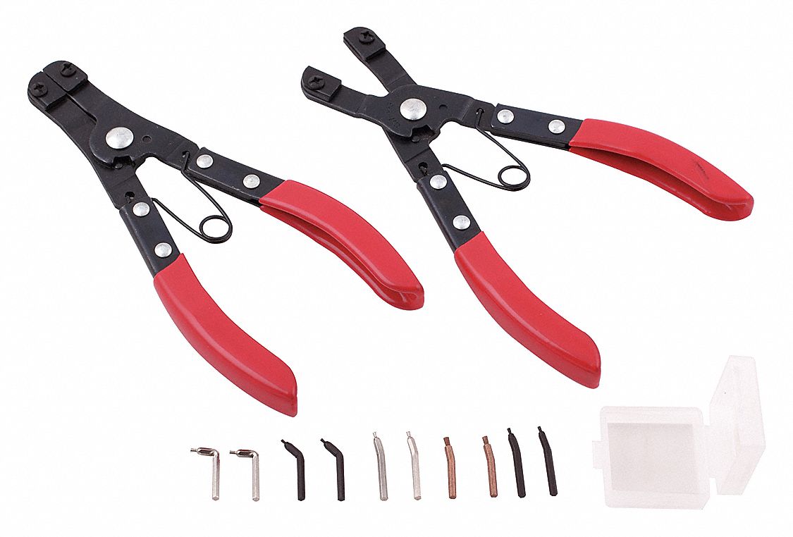 33HD60 - Retaining Ring Plier Set 0 45 90Deg 12pc