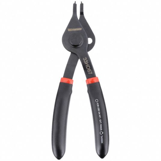 External/Internal, For 12 mm to 25 mm Bore Dia, Retaining Ring Plier -  33HD67