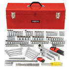 SOCKET WRENCH SET,1/4,3/8,1/2IN,184PC