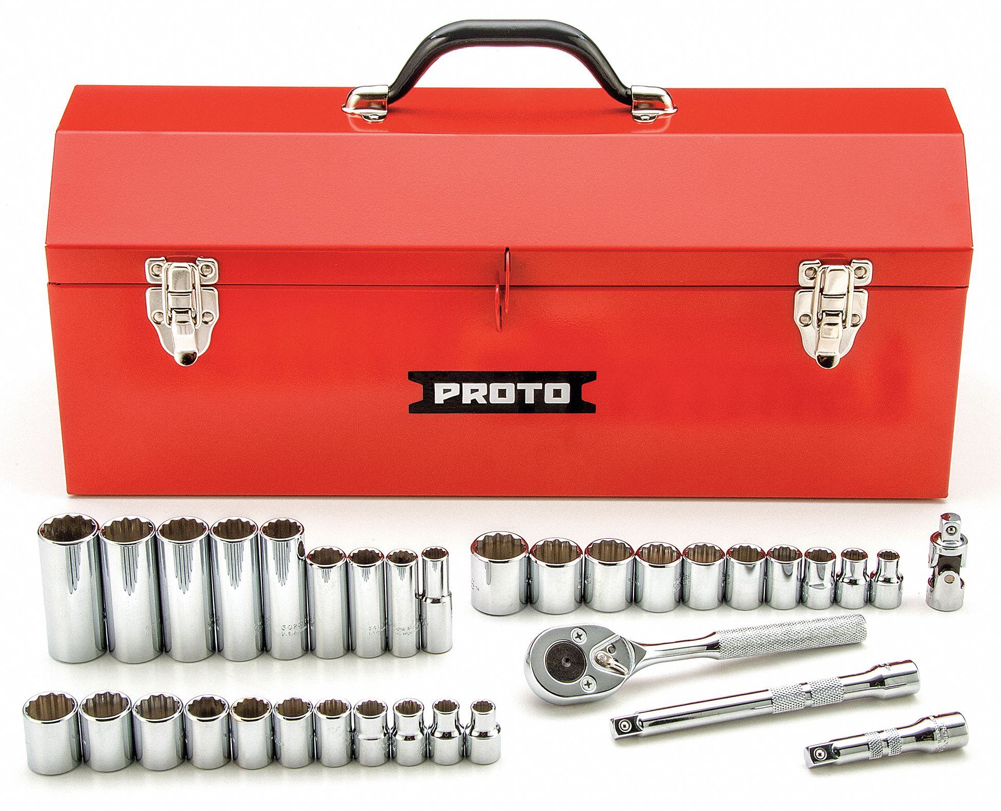 SOCKET WRENCH SET,3/8 IN. DR,34 PC