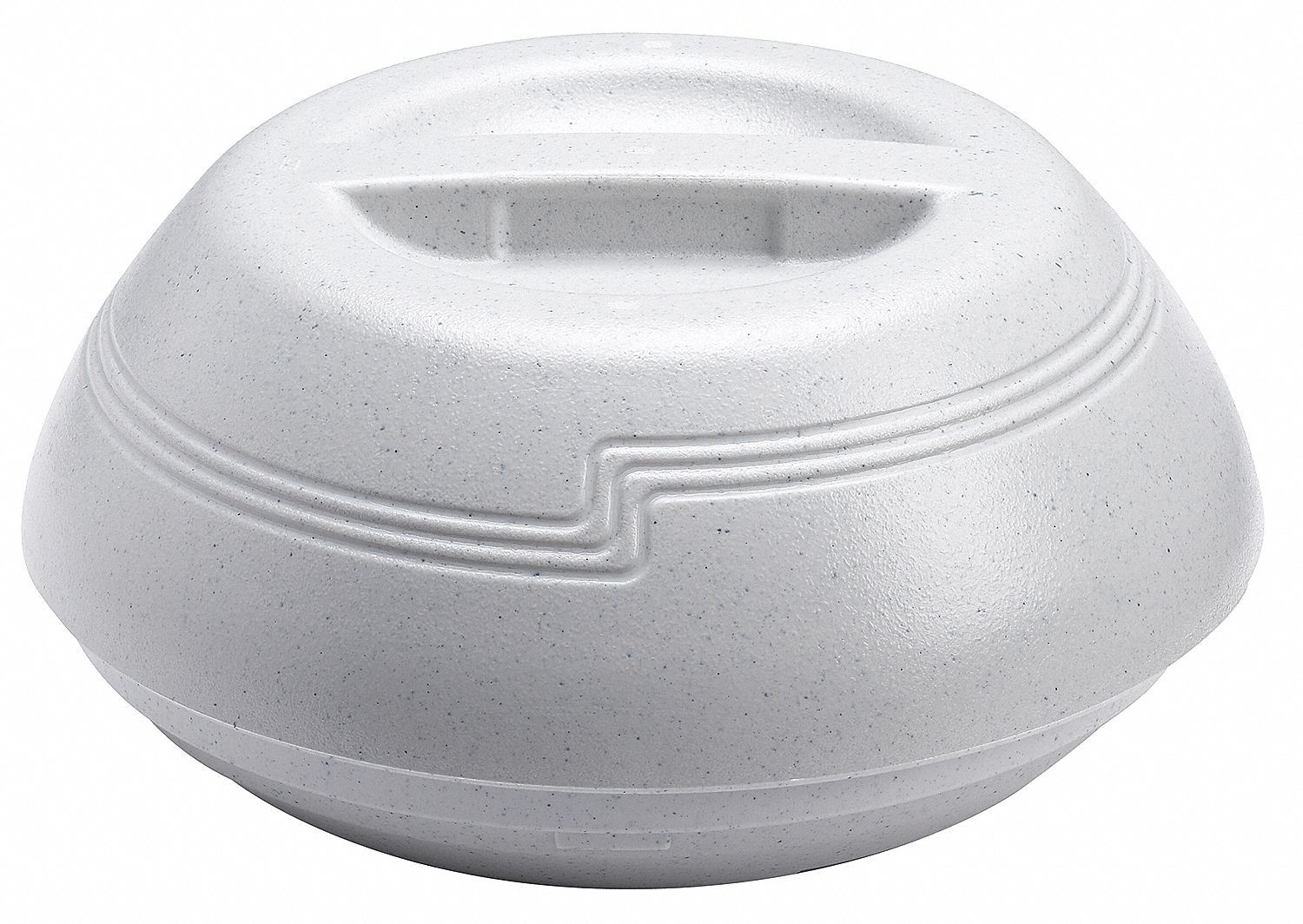 Insulated Dome: Speckled Gray, 10 in Dia, NSF Certified