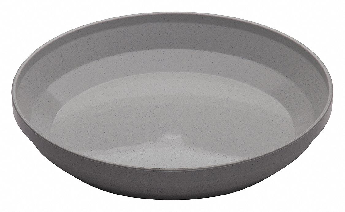 Pellet Underliner: Speckled Gray, 9 5/8 in Dia, NSF Certified