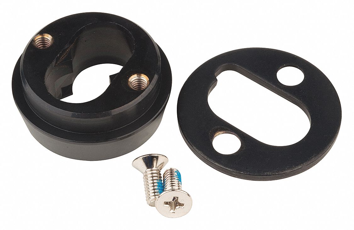 DELTA LOCK Cam Lock, Sliding Door, Black 33HF51G085056 Grainger