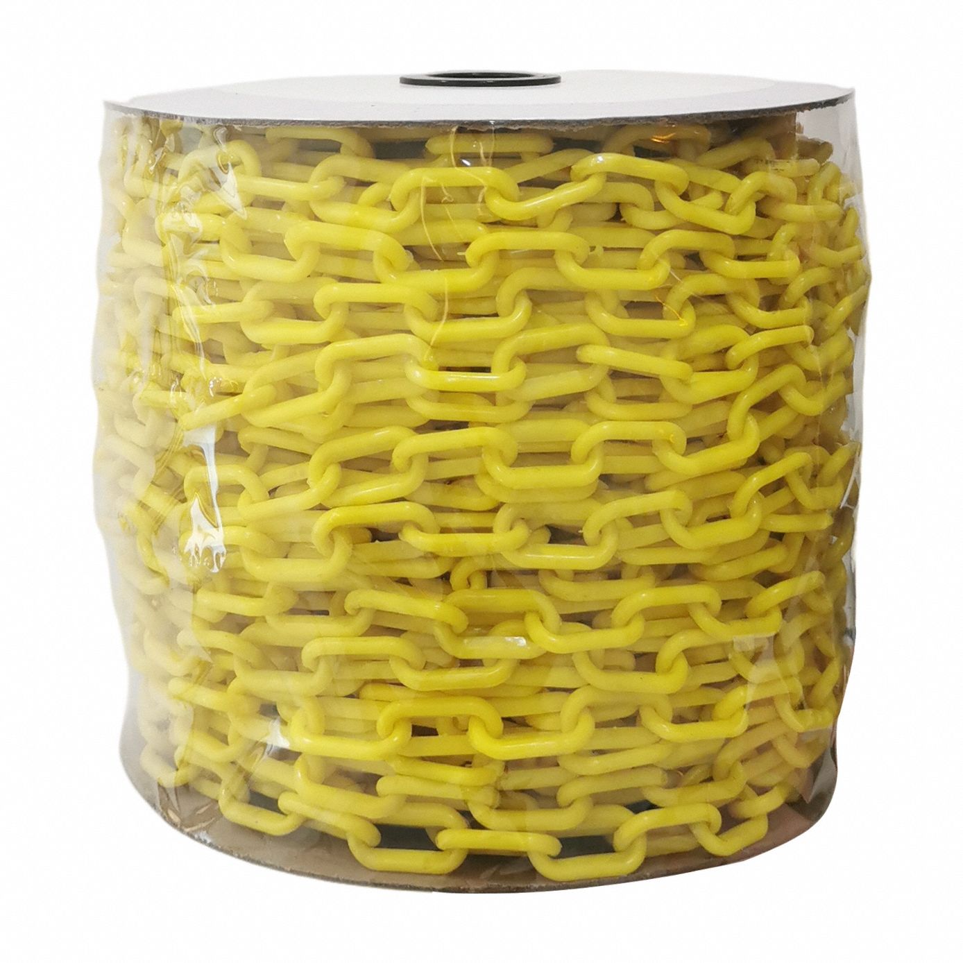 CHAIN PLASTIC #8 YELLOW REEL 2X125