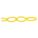 CHAINE PLASTIQUE,EXT/INT,2 PO,JAUNE