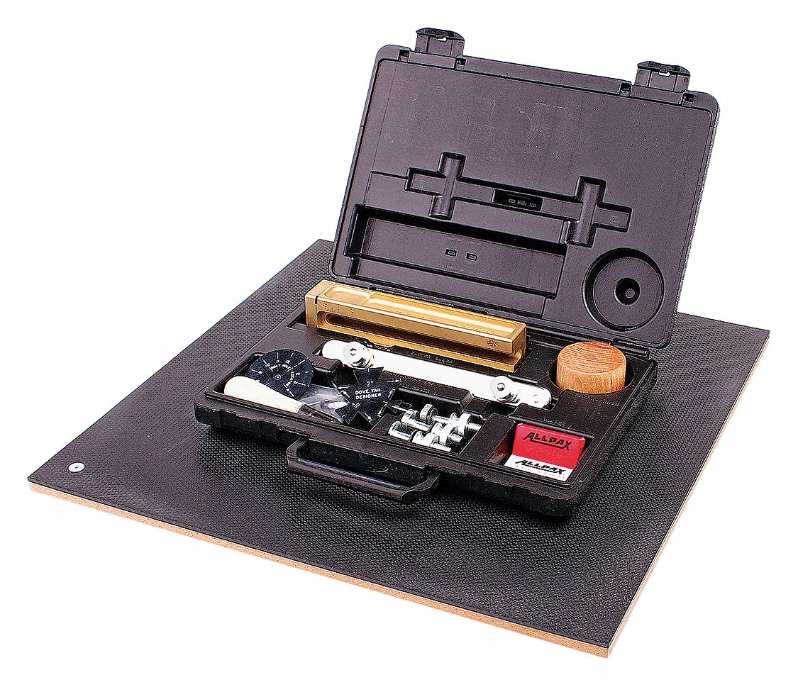 GASKET CUTTER KIT, 34 PIECES, METRIC, 1/4 IN MIN CUTTING DIA, 49 IN MAX CUTTING DIA