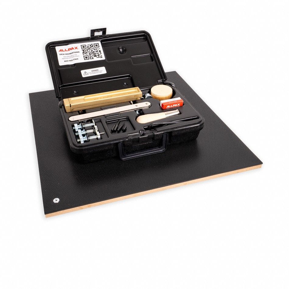 Gasket Cutter Kit: 33 Pieces, Metric, 1/4 in Min Cutting Dia, 61 in Max Cutting Dia