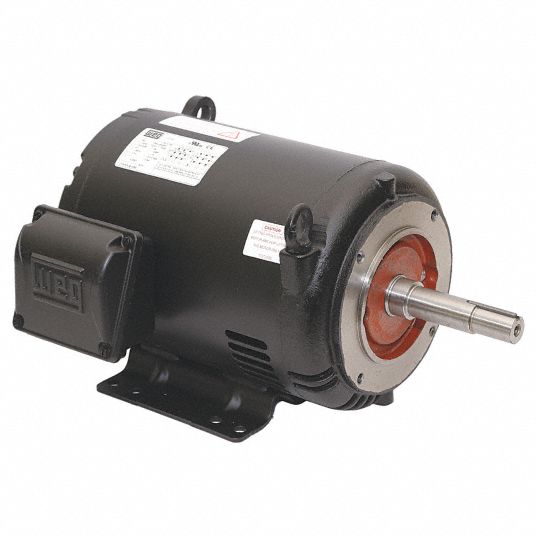 WEG, Open Dripproof, Face/Base Mounting, Close-Coupled Pump Motor ...