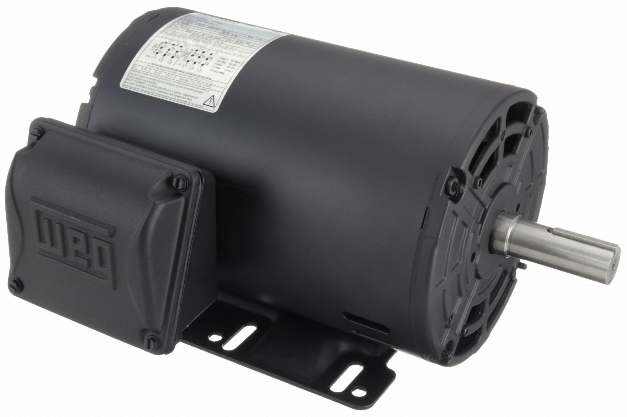 General Purpose Motor: Open Drip Proof, Rigid Base Mount, 1 1/2 HP, 1760 rpm Nameplate RPM