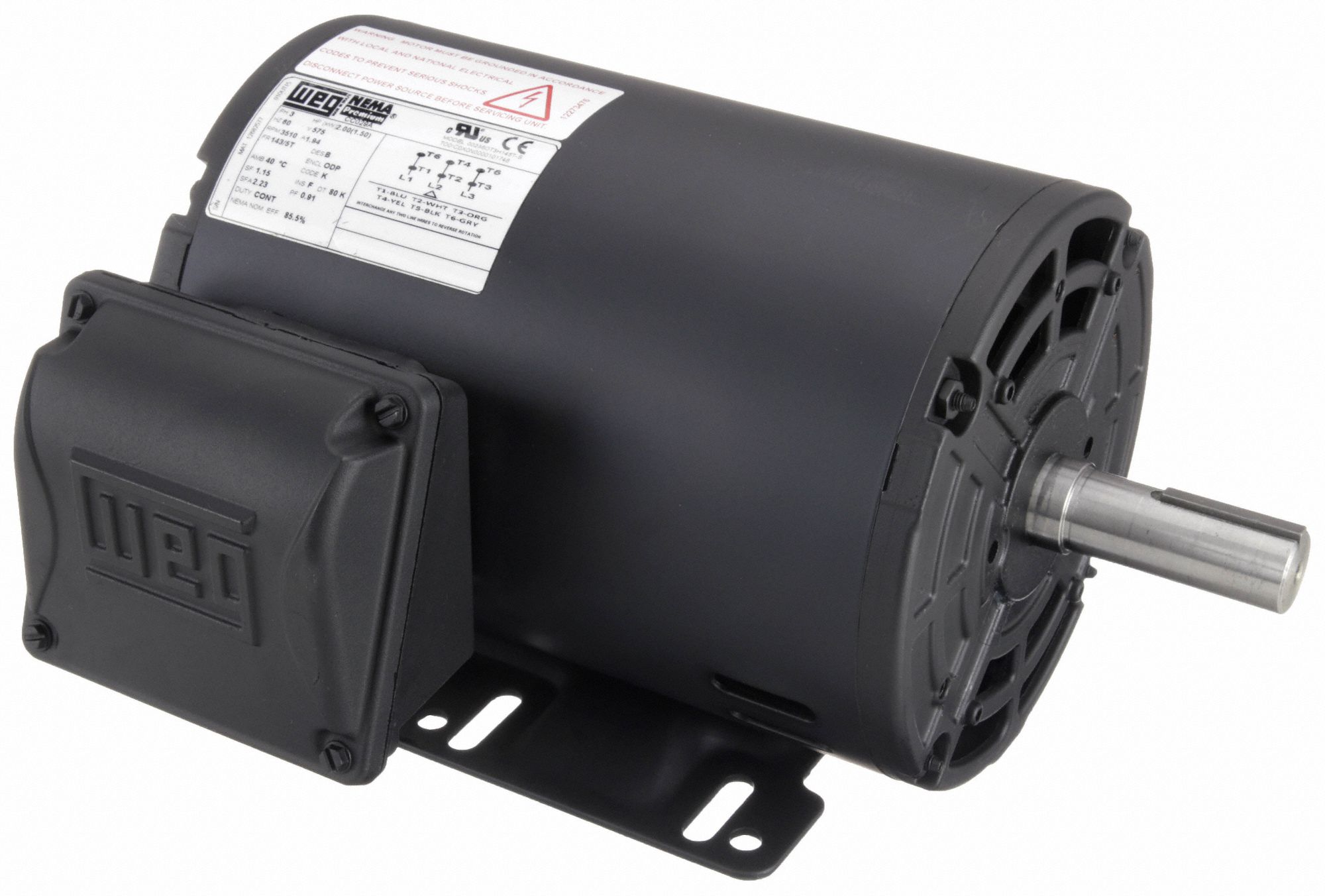 MOTR,TRIPHASE,2HP,3510,143/5T,575V,1.94A