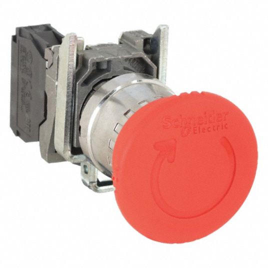 SCHNEIDER ELECTRIC, 22 mm Size, 40mm Emergency Stop Push Buttons