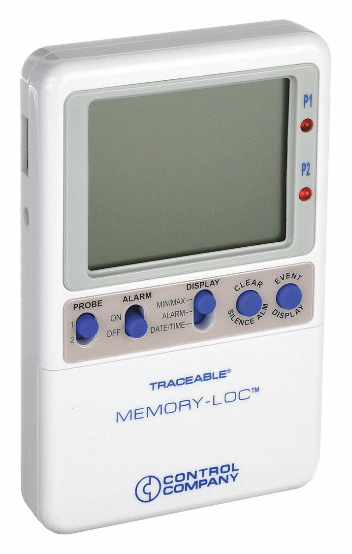 DIGITAL THERM, MEMORY-LOC(TM)DATALOGGING