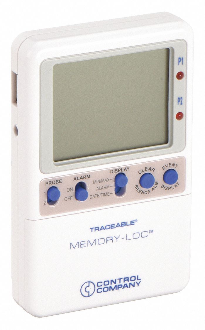 DIGITAL THERM, MEMORY-LOC(TM)DATALOGGING