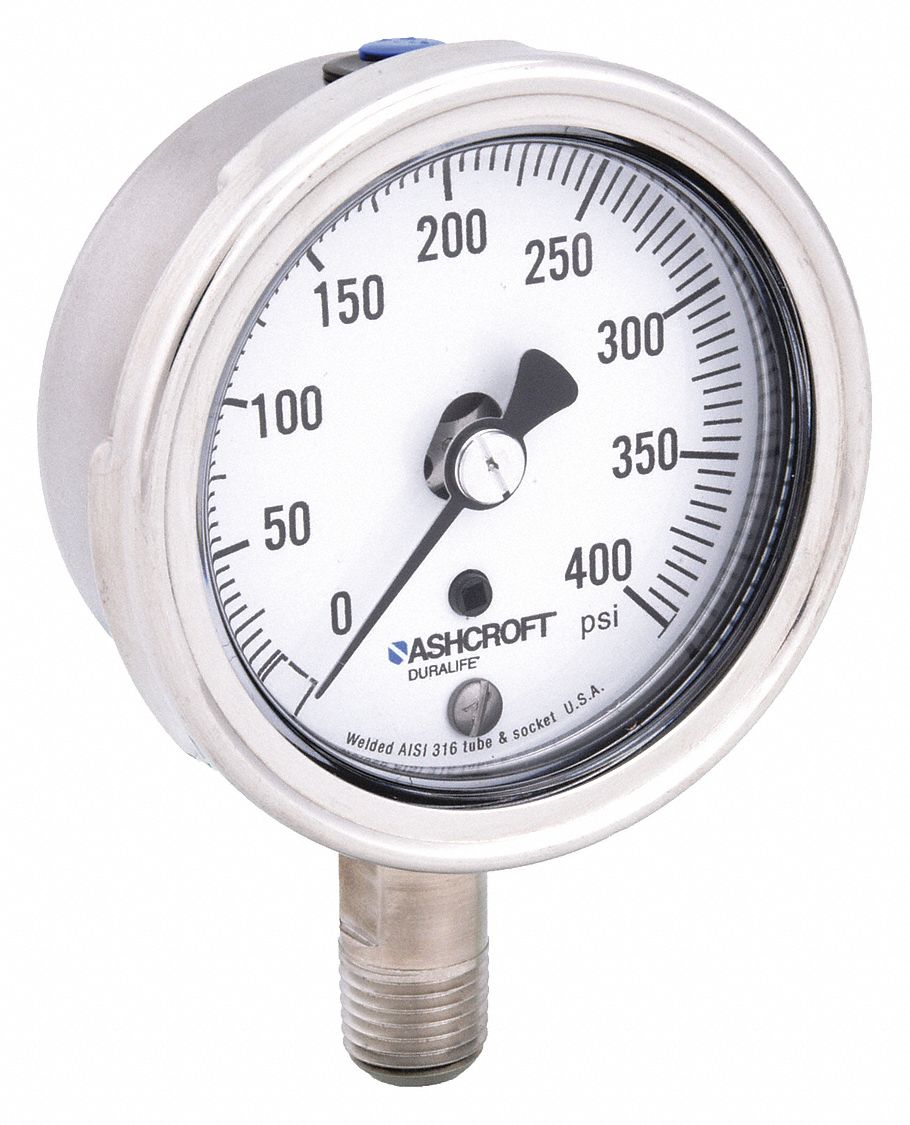 MANOMETRE,0-400 LB/PO2,1009SW