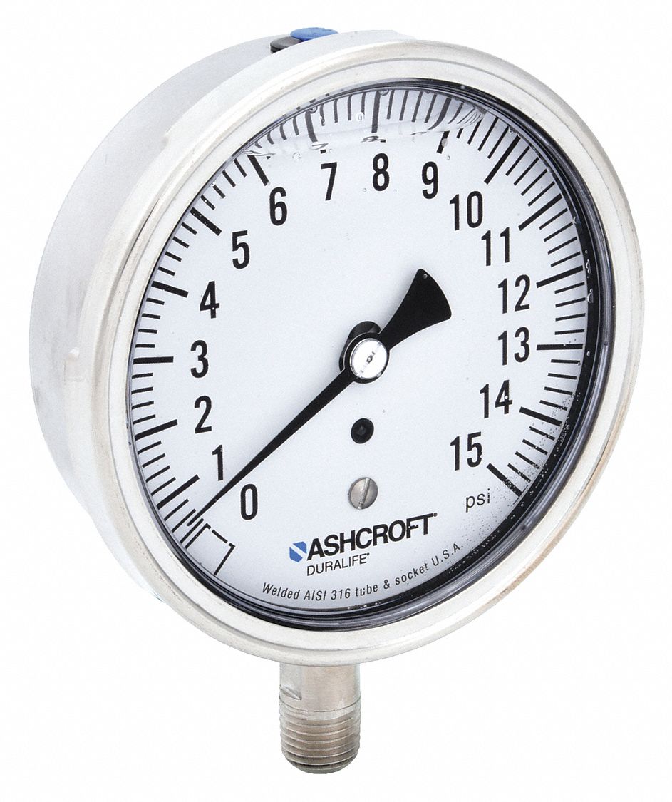 GAUGE,PRESSURE,1.5 PERCENT,3-1/2 IN