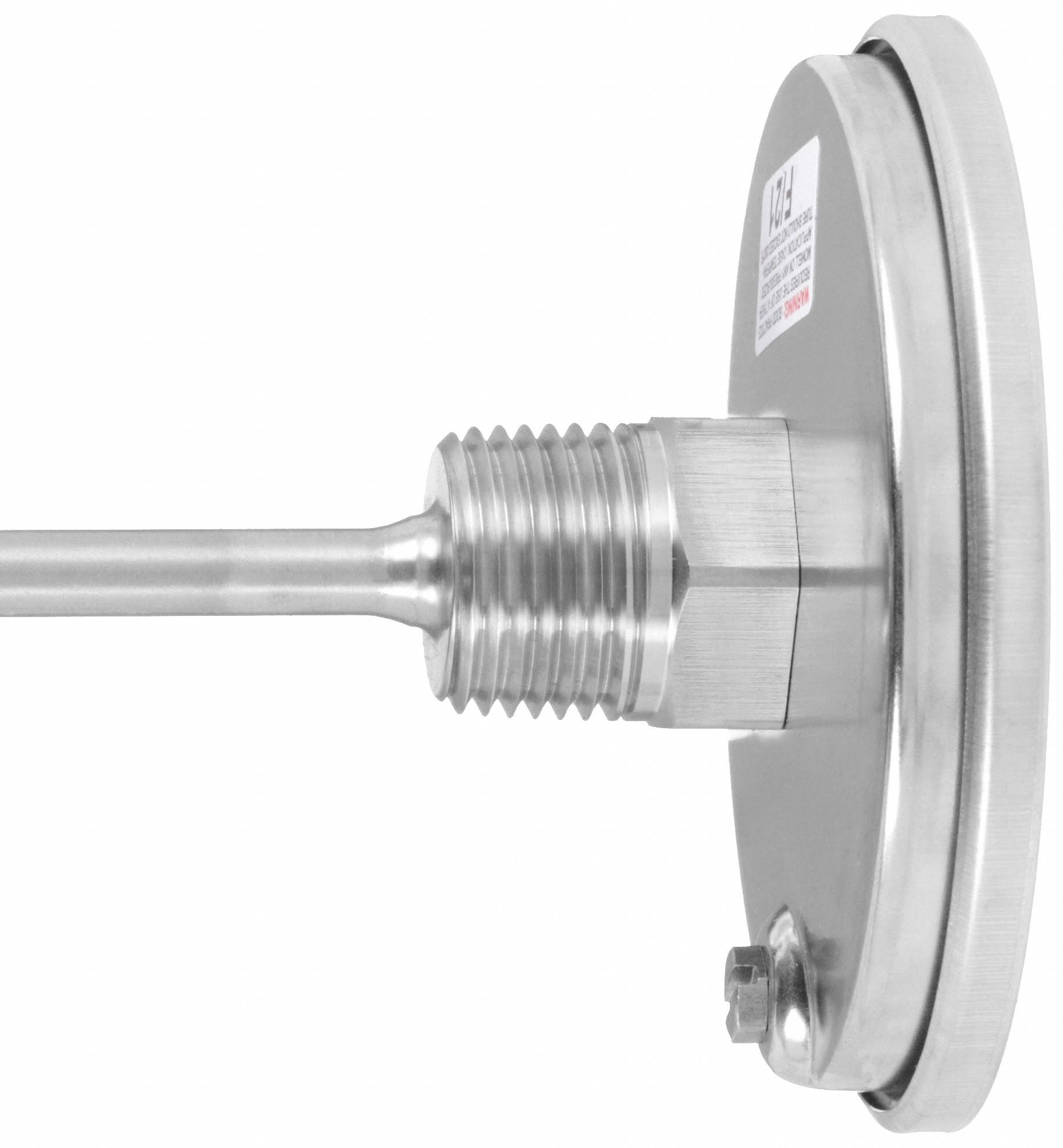 ASHCROFT Dial Thermometer Back, 0° to 250°F/20° to 120°C, 1/2 in NPT