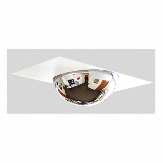 All-Vu Drop Ceiling Full Dome Mirror, 2ft by 4ft tile, 22 diameter, AV48DI  - Data Financial, Inc.