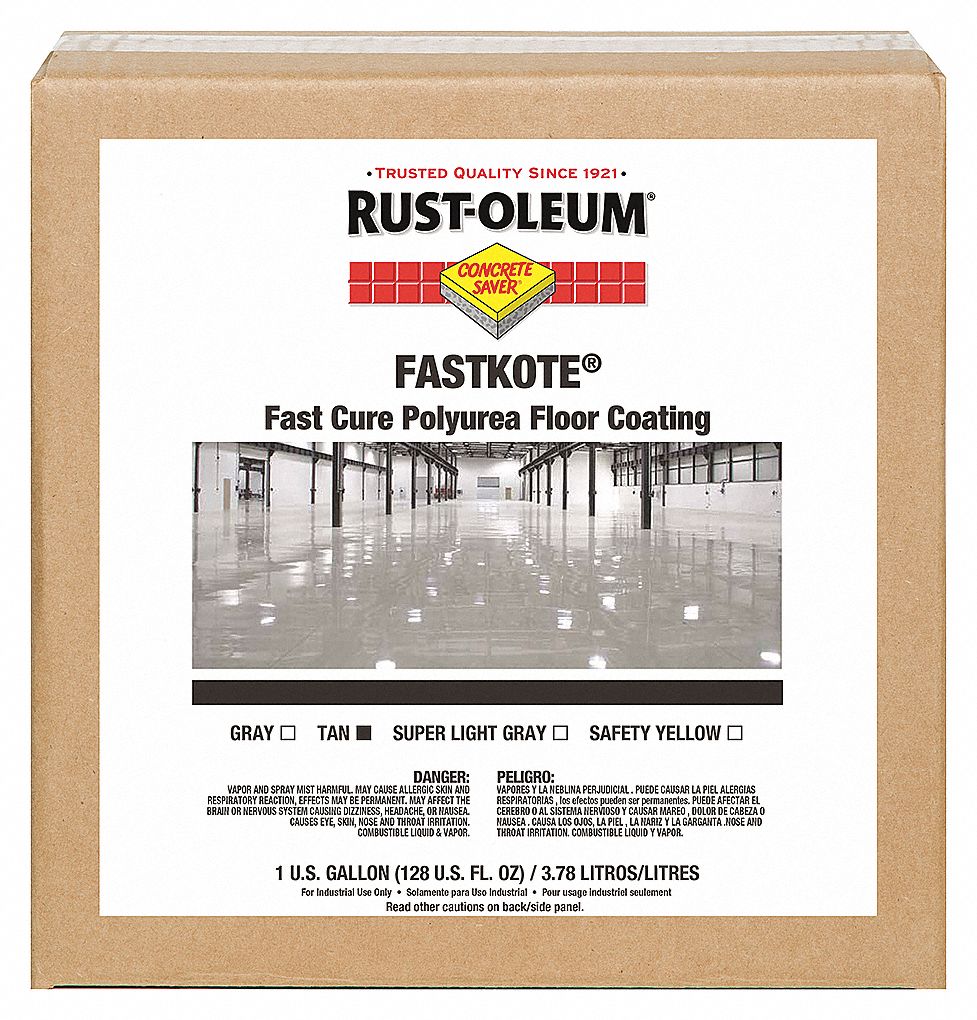 FLOOR COATING WATER 1 GAL TAN KIT