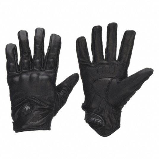 Black leather best sale tactical gloves