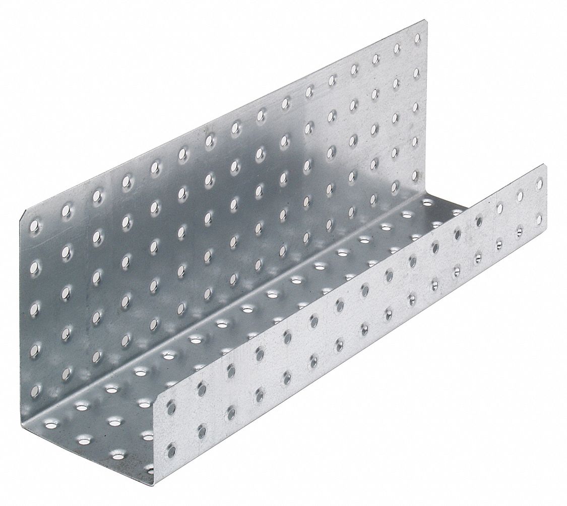 Shelf: For Round Pegboard Hole Shape, 16 in x 5 in x 5 in, Steel, Silver, Zinc-Plated