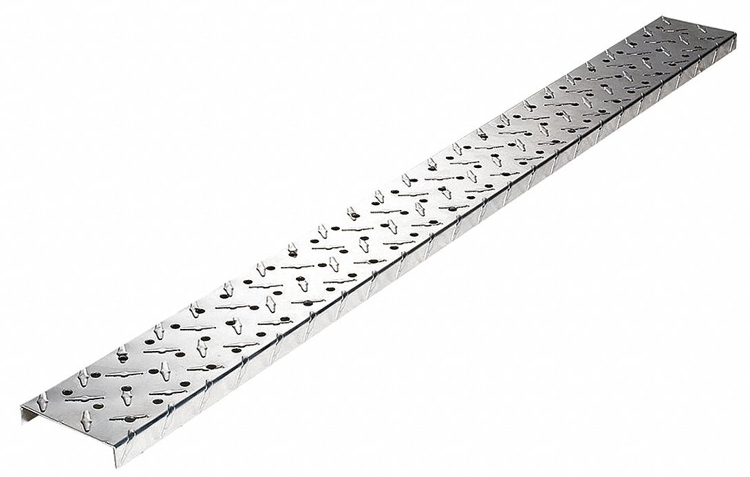 ALLIGATORBOARD Aluminum Pegboard Strip with 20 lb Load Capacity, 3 inH
