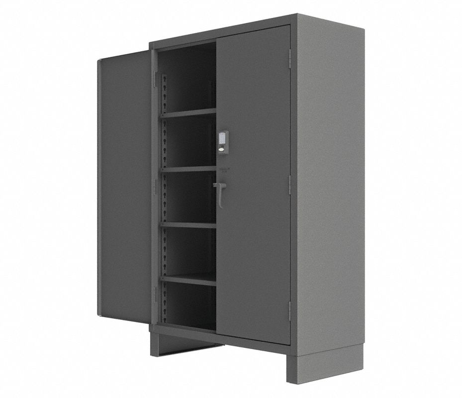 DURHAM MFG Gabinete de Almacenamiento Prémium, 78" H, 60" An, 24" Prof