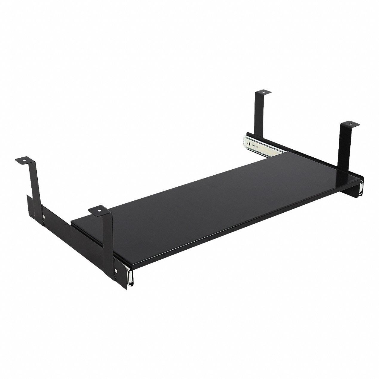 METAL KEYBOARD TRAY WITH TILT,STEEL,BLK